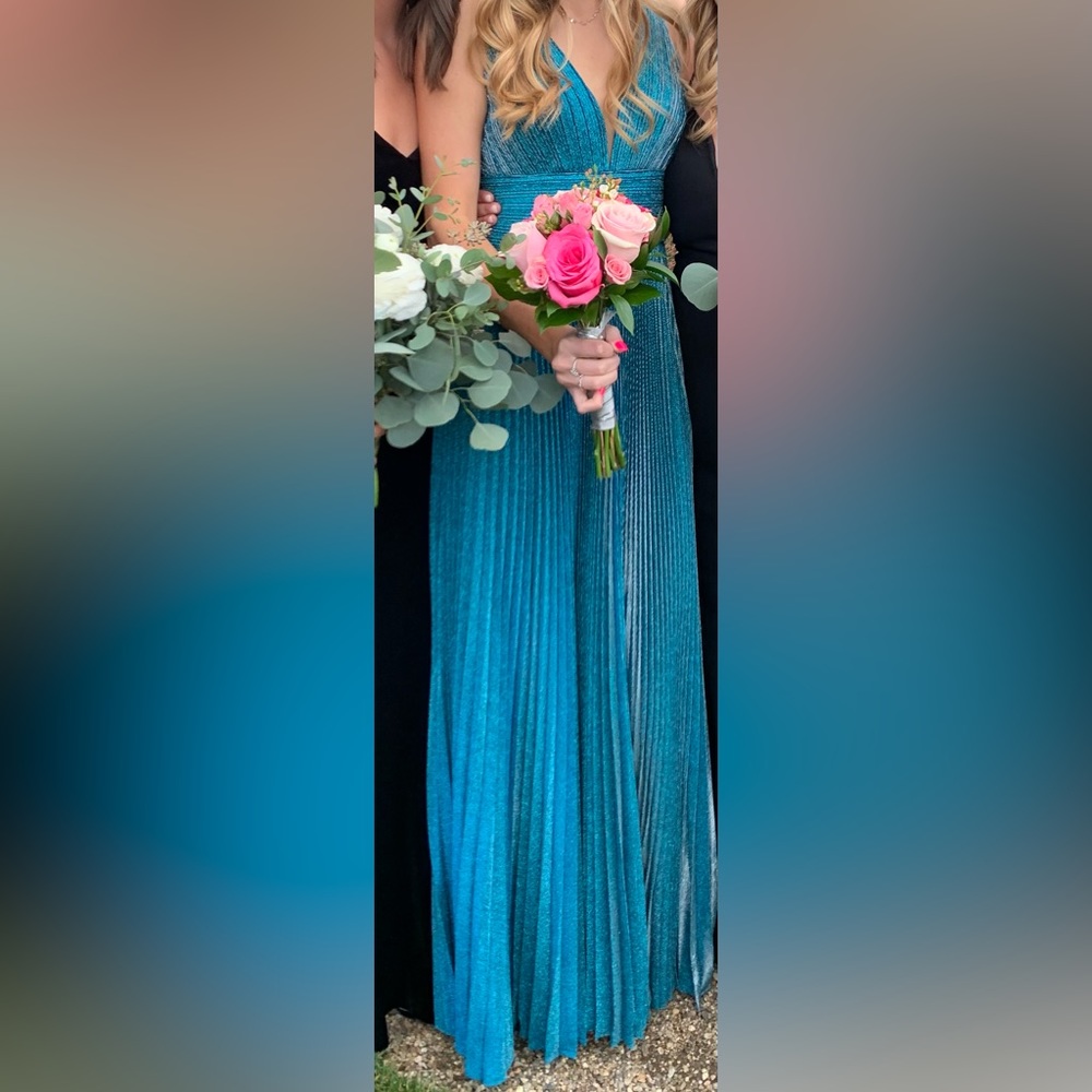 Jovani - Turquoise Prom Dress Size 2
